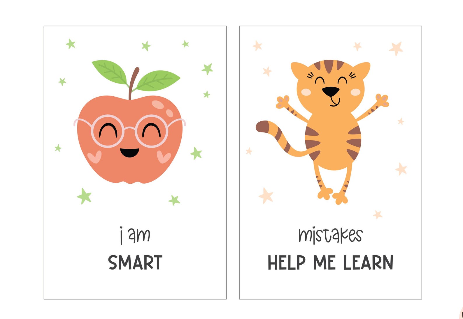 Affirmation Cards for Kids Wellbeing Flashcards Positive Affirmations ...