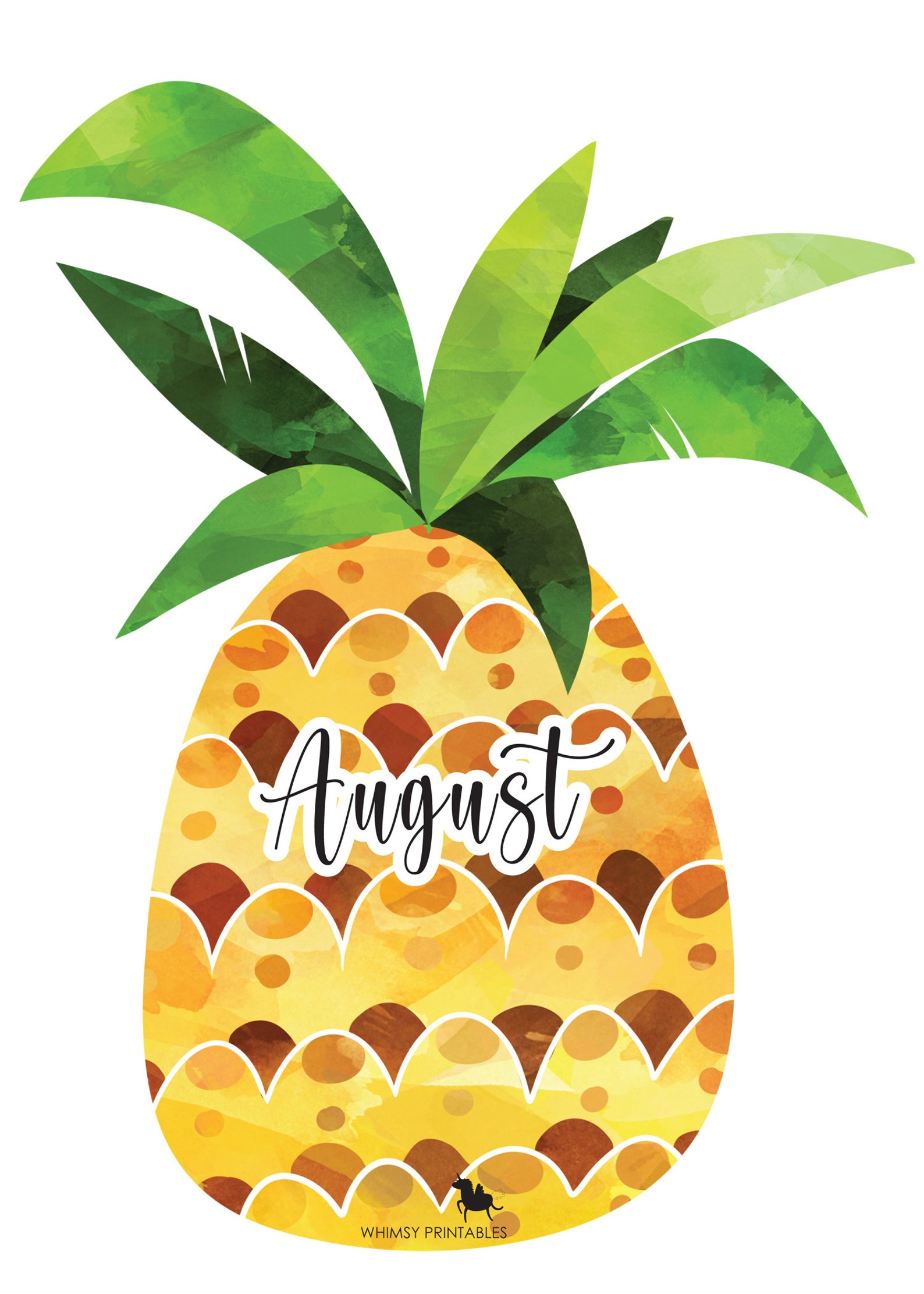 Pineapple Birthday Display Birthday Chart Pineapple - Etsy