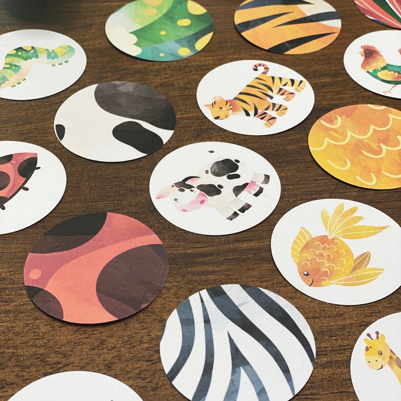 Animal Skins Matching Set Animals Animal Skins Matching Etsy