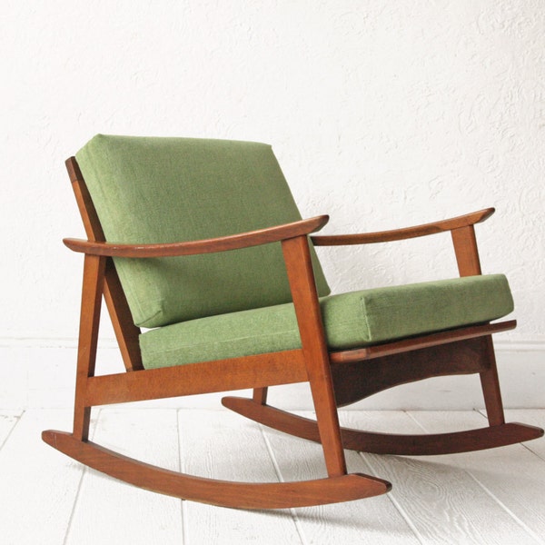 Mid Century Rocking Chair Lounge Chair