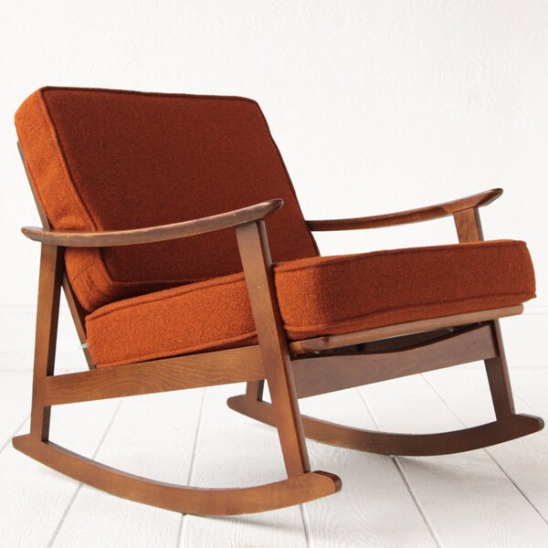 Mid Century Rocking Chair Lounge Chair