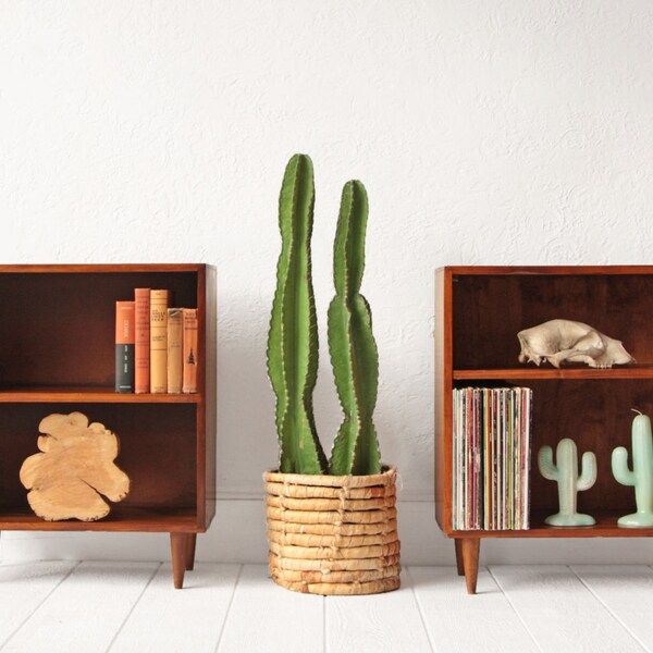 PAIR Mid Century Bookshelves End Tables