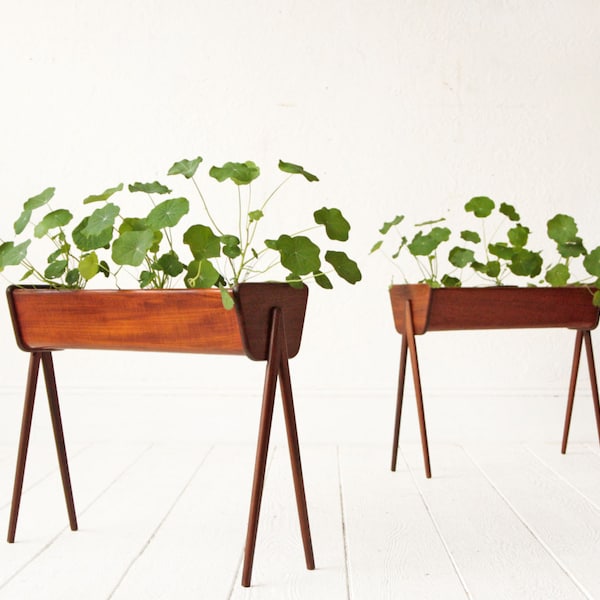 Danish Modern Teak Planters