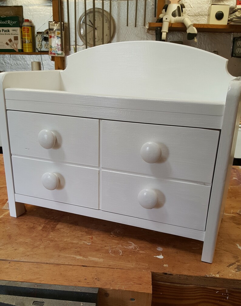 18 Doll Changing Table With Drawer Etsy