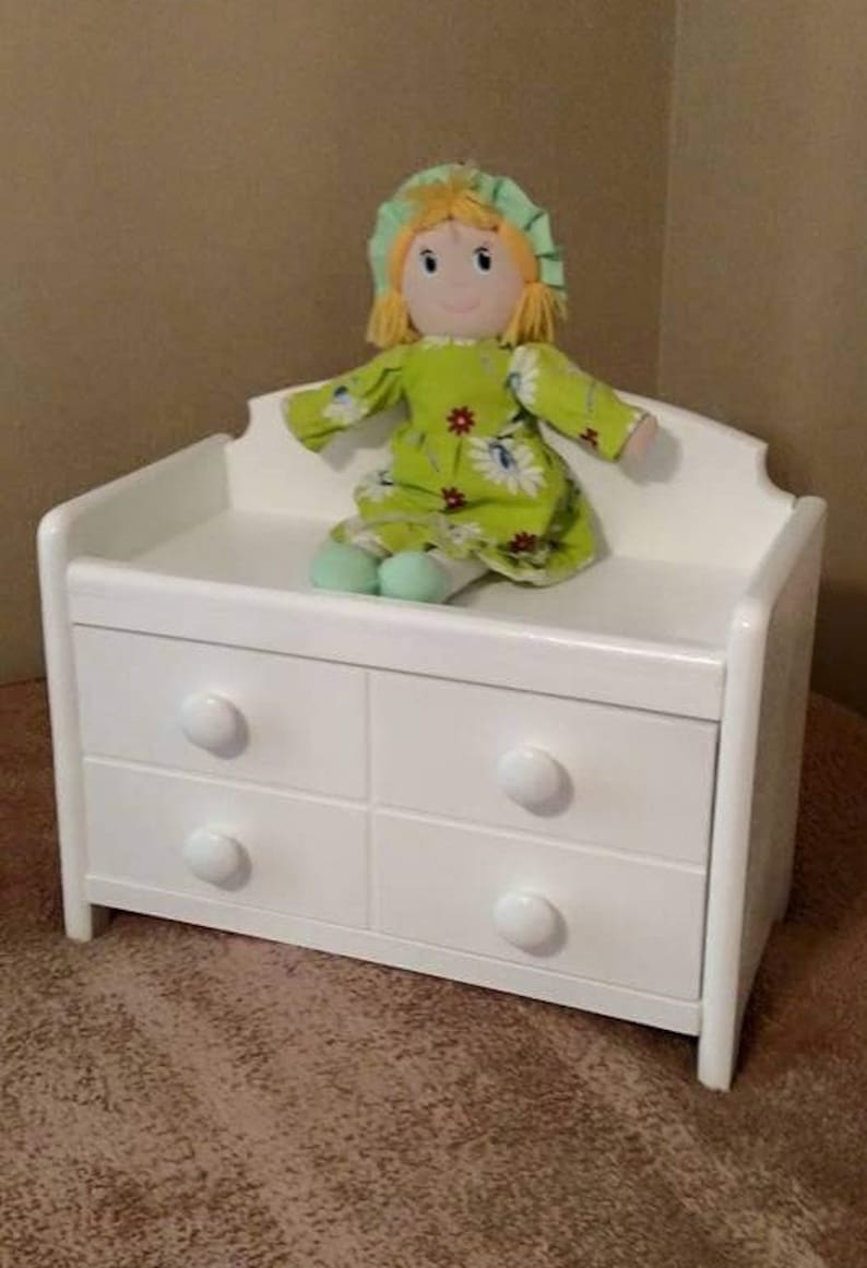 18 Doll Changing Table With Drawer Etsy