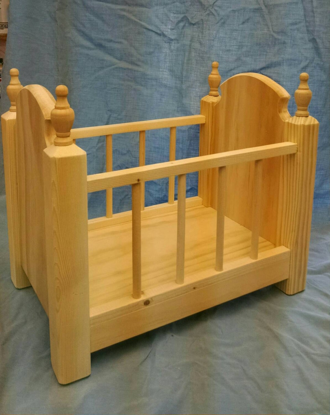 Small Doll Crib Fits 10 Inch Dolls Etsy