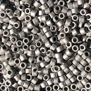 Size 11/0 Miyuki Delica, Opaque Satin Matte RHODIUM PLATED (#DB0332), 4gram Tube, 1.6mm Round Glass Seed Beads/Rocaille, Weaving Supplies