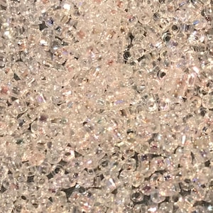 Size 11/0 Miyuki Delica, Transparent RAINBOW CRYSTAL (#DB0051), 7.5gram Tube, 1.6mm Round Glass Seed Bead/Rocaille, Loom/Weaving Supplies