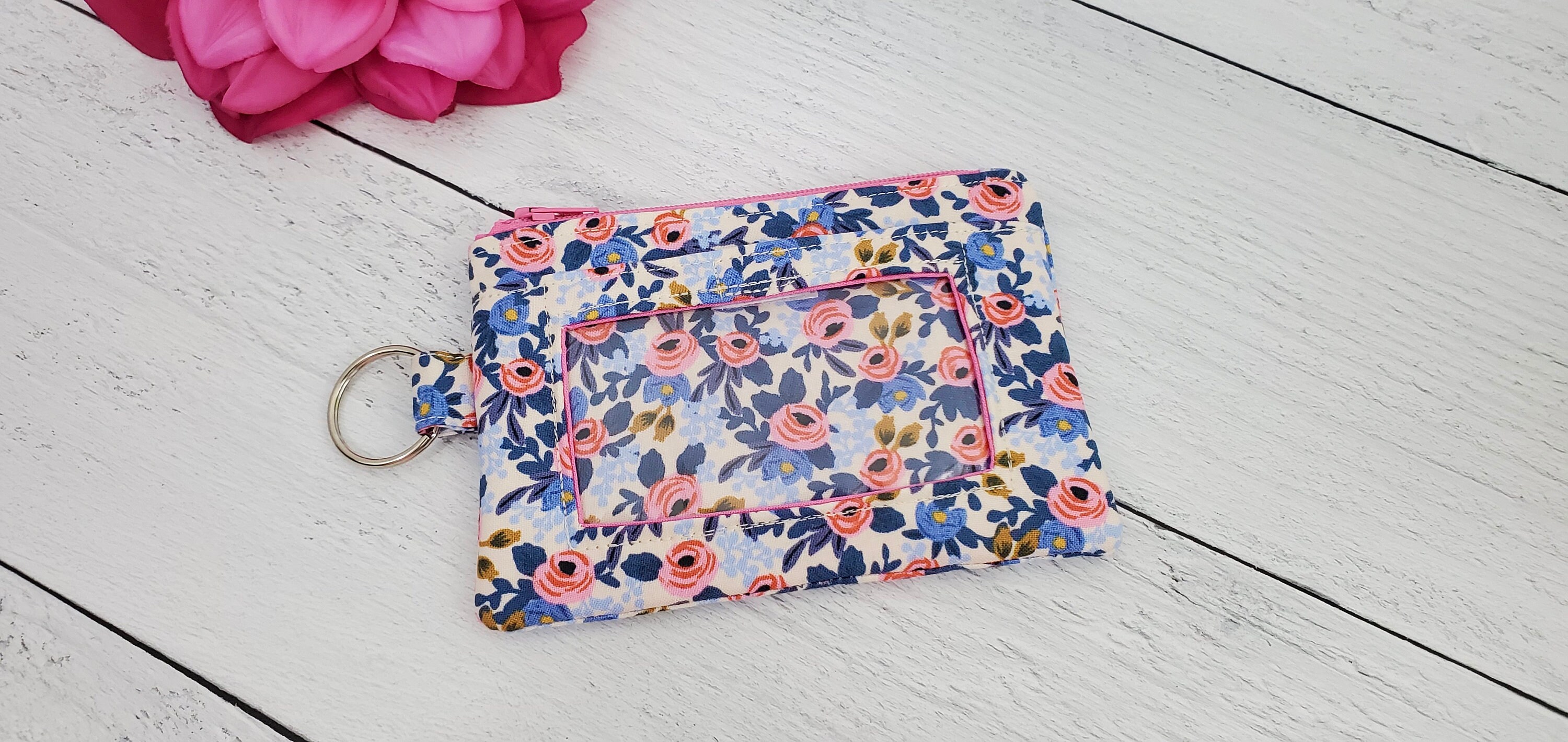 Periwinkle BoHo Wallet with Optional Wrist Strap or Lanyard Etsy