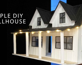 Modern Farmhouse Dollhouse Designs On a Budget