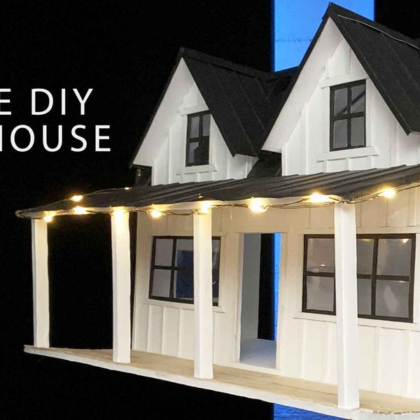 Modern Farmhouse Dollhouse Designs On a Budget
