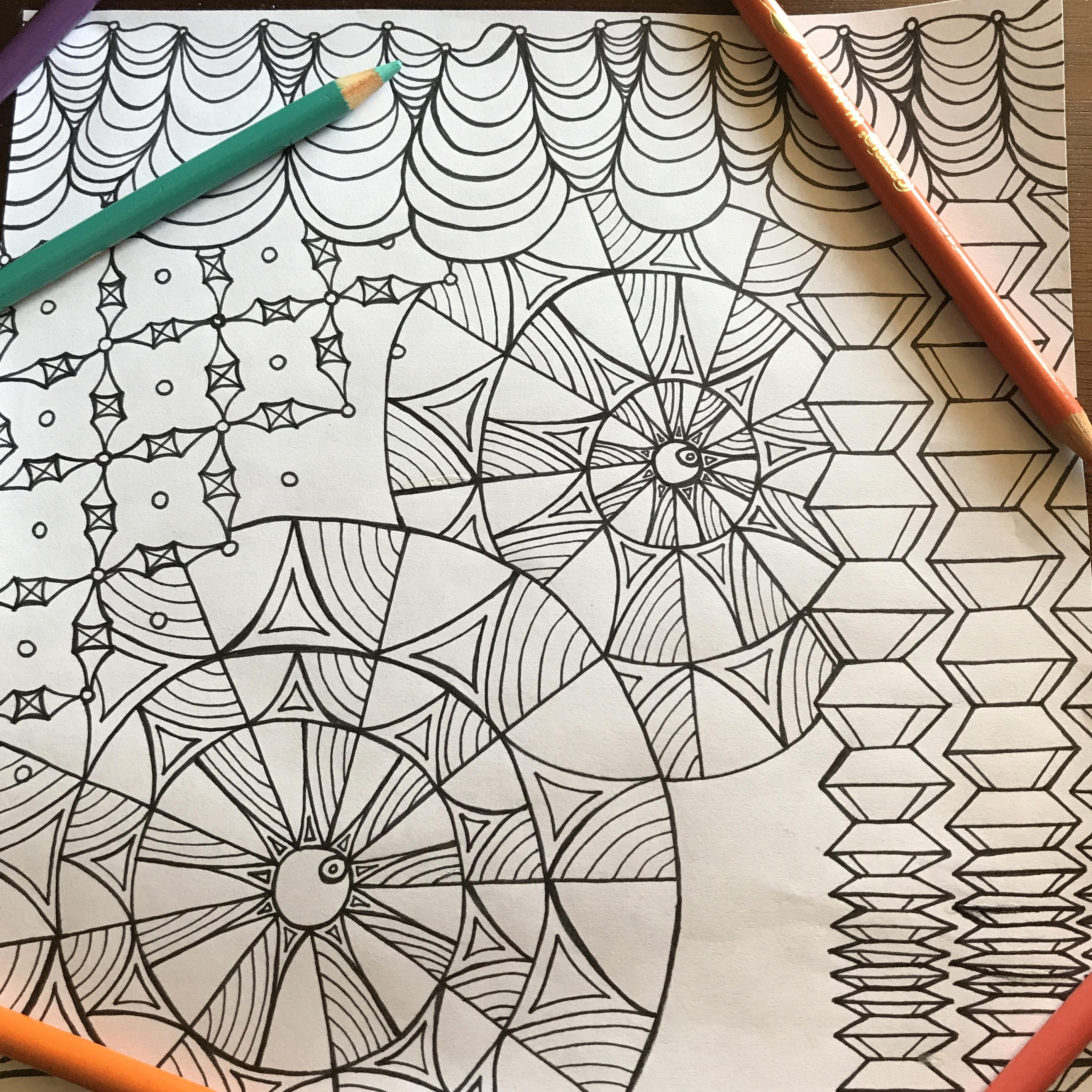 730  Coloring Sheet Zen Doodle Best