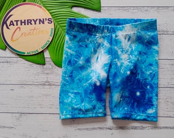 Girls' Gym Sports Shorts - Blue Icicle