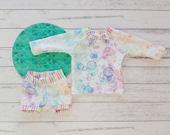 Baby Girls' Swim Set - Rainbow Bubbles