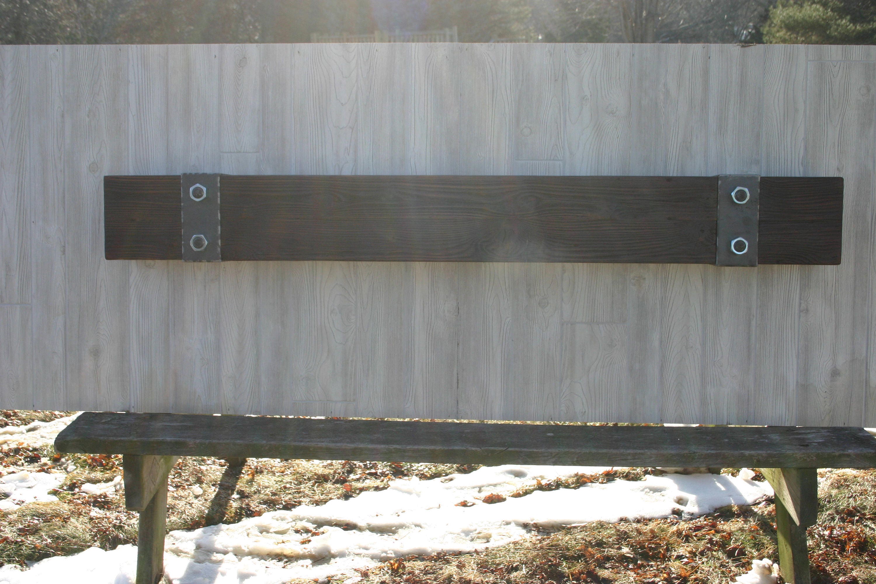 ENVIADA GRATUITA Manto de chimenea de madera rústica | Etsy