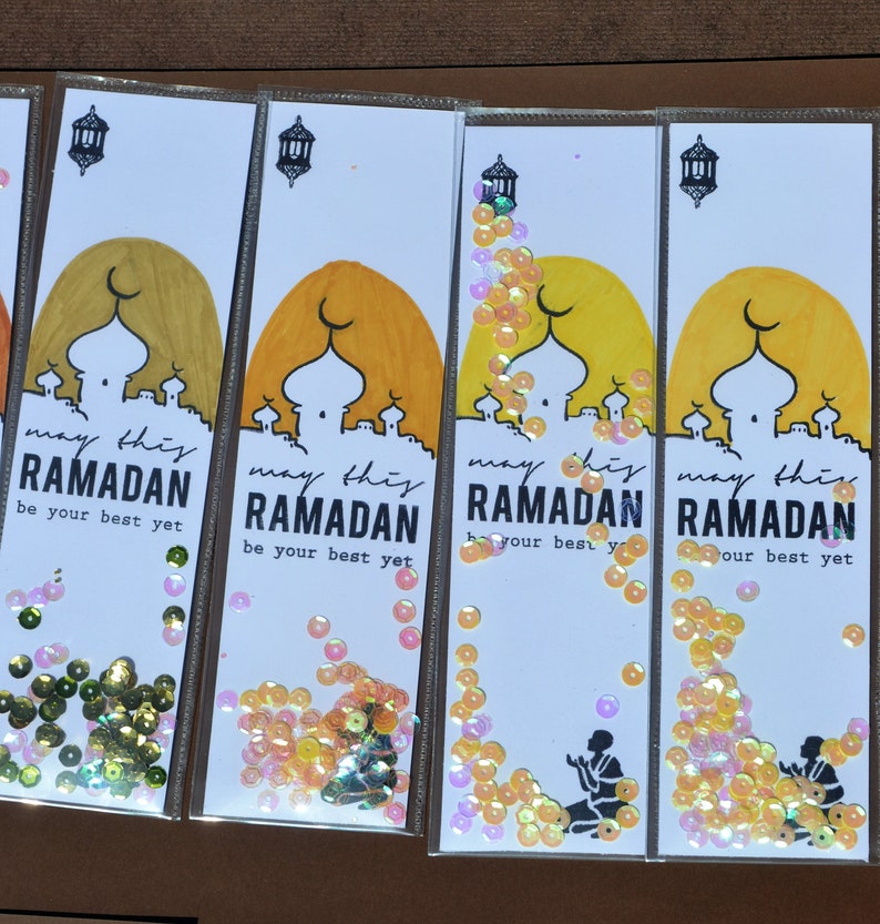 Islamic Bookmark Handmade Bookmark Ramadan Bookmark Etsy
