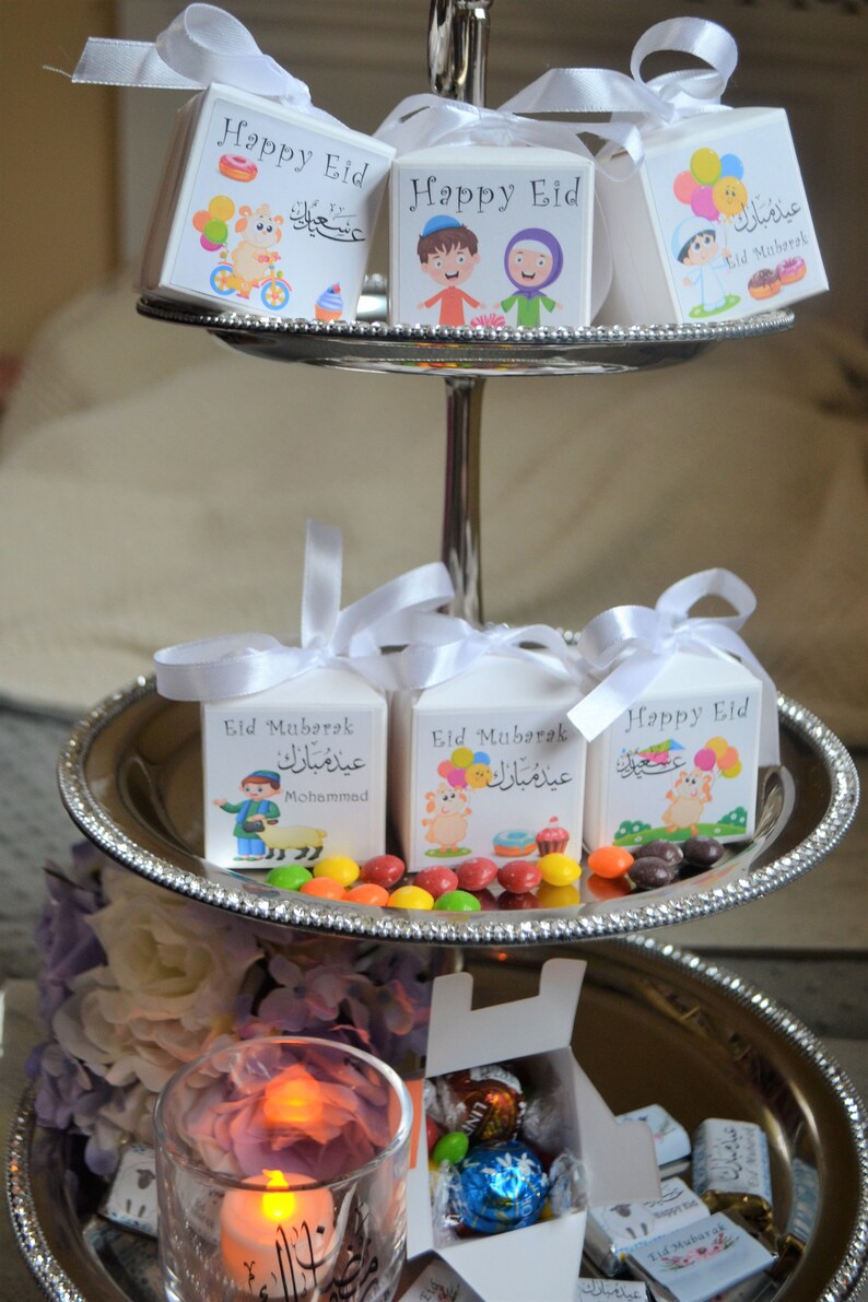 Eid Goodie bags, Ramadan candy box, Eid gift bags, Eid candy boxes, Eid kids favors and treats, Eid party supplies Assorted Designs