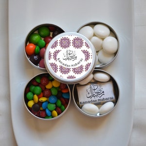 Ramadan Candy boxes Set of 10, Ramadan goodie bags, Ramadan kids favors, Ramadan treats gifts for kids, Ramadan party supply, Eid candy tins image 2