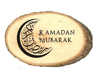 Ramadan sign, Ramadan decoration, Ramadan Mubarak wood sign, Ramadan gift, Islamic decoration, Ramadan Mubarak sign, Islamic wall decor