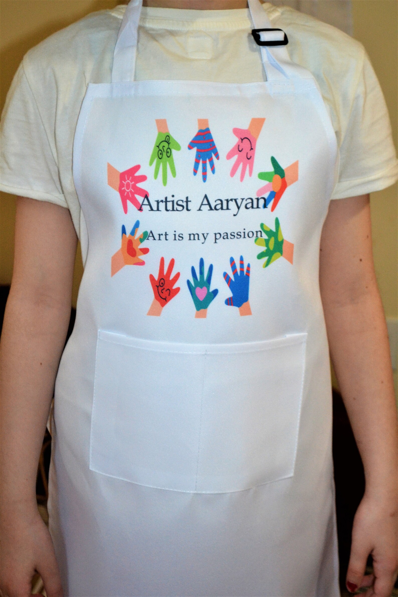 Personalized Painting Apron for Kids Personalized name Etsy