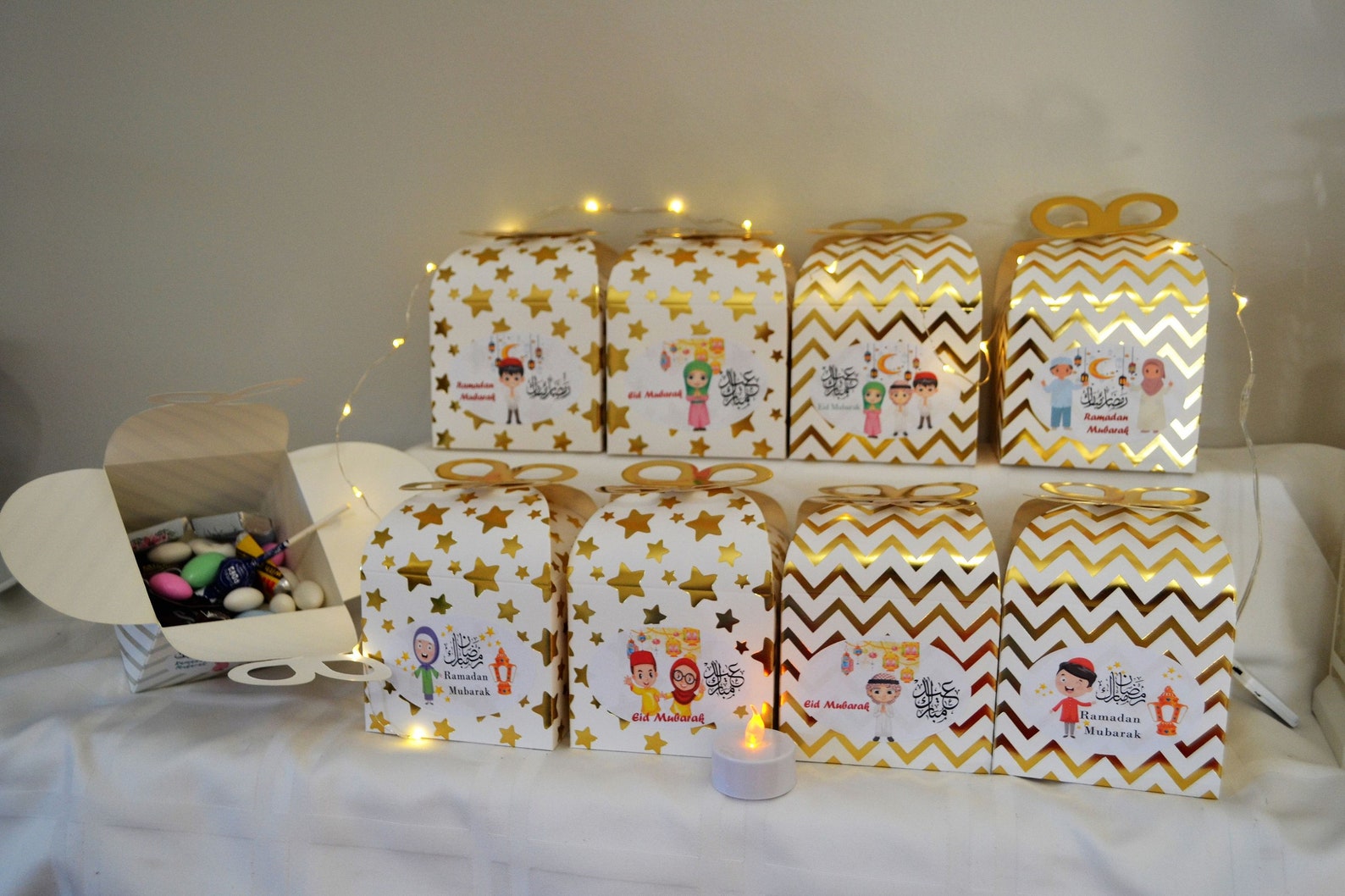 Eid Goodie Bags Large Ramadan Candy Box Eid Gift Bags Eid Etsy