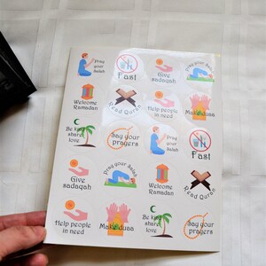 Ramadan Kids Activity, Ramadan Good Deed Stickers, Islamic Ramadan 20 ...