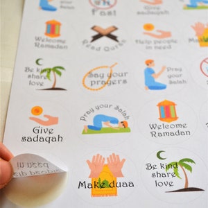 Ramadan Kids Activity, Ramadan Good Deed Stickers, Islamic Ramadan 20 ...