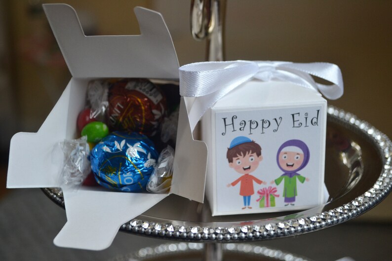 Eid Goodie bags, Ramadan candy box, Eid gift bags, Eid candy boxes, Eid kids favors and treats, Eid party supplies Design 1