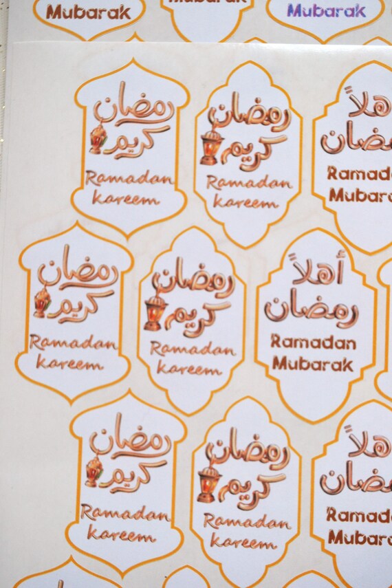 Adesivi Eid Mubarak Ramadan – 10 Fogli Con Moschee E Stelle, Etichette Regalo E Decorazioni Per Feste Musulmane, Perfetti Per Bomboniere E Artigianato Per Bambini - 6
