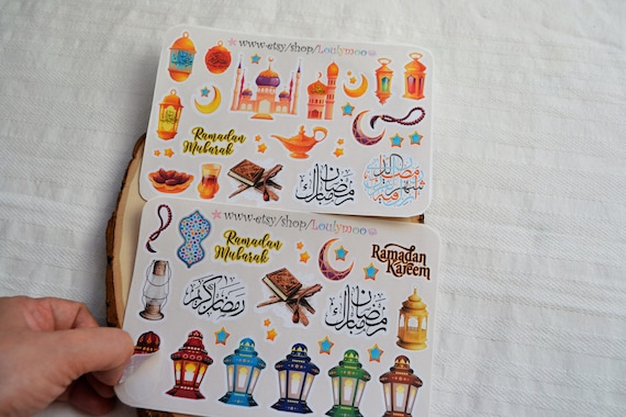 Leonshco Ramadan-raamafbeeldingen, 121 vellen, zelfklevende ramadan