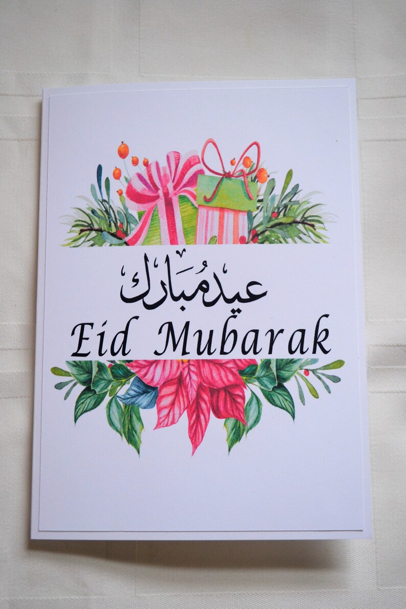 eid greeting Handmade Eid greeting card eid decoration eid celebration islamic greeting cards eid mubarak card eid gift