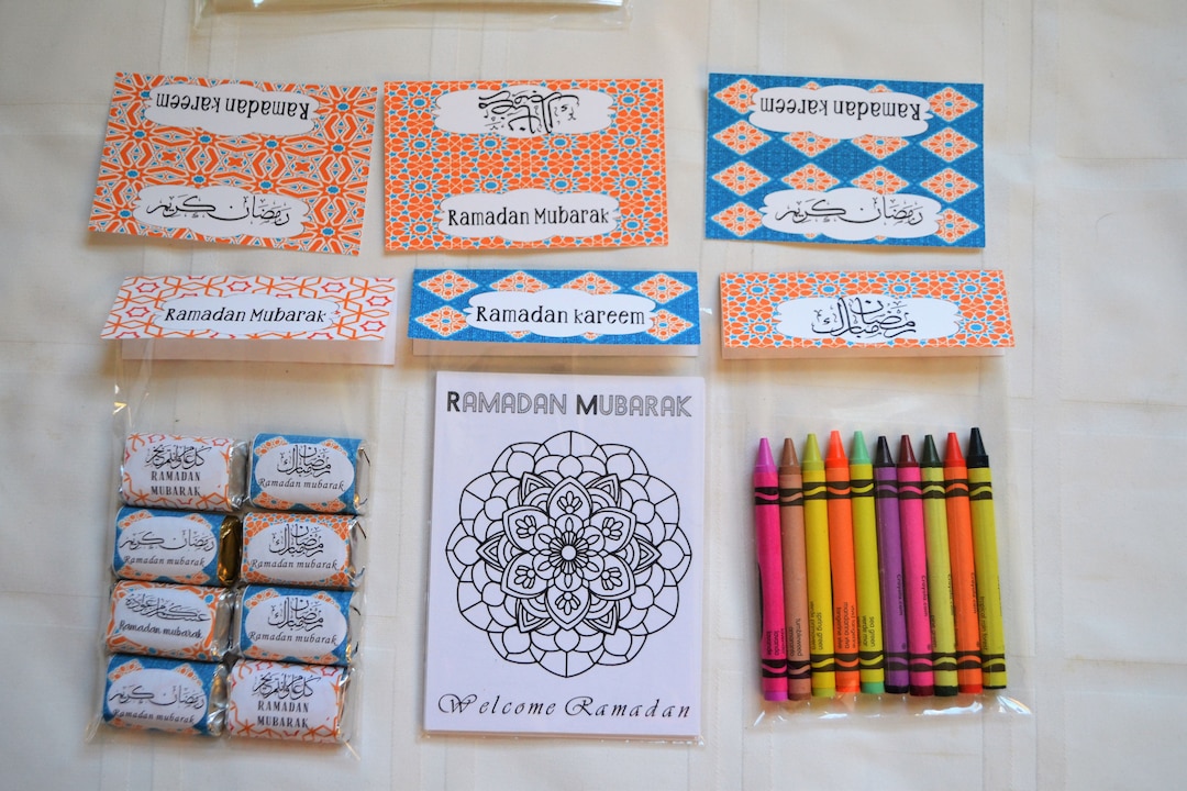 Ramadan Goodie Bags, Eid Goodie Bags, Ramadan Mubarak Set of 12 Gift