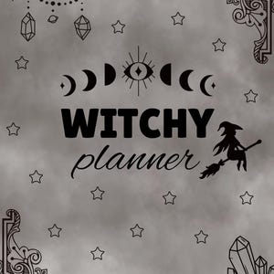 Witchy Planner, Printable PDF