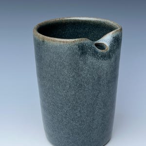 Wheel thrown straw cup