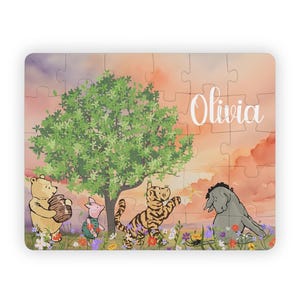 Winnie the Pooh Jigsaw Puzzle - Etsy