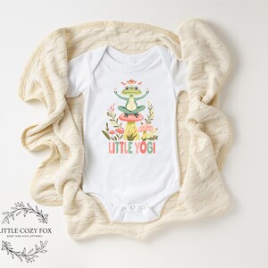 Little Yogi Baby Onesie® Yoga Baby Gift Baby Bodysuit Yoga Lover Gift- Little Yogi Shirt Future Yoga Baby Clothes