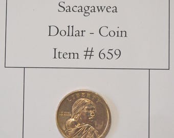 2009 D, Sacagawea Liberty Dollar, # 659, Sacagawea Dollar, Sacagawea coins, vintage coins, dollar coins