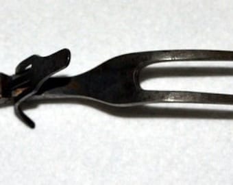 Fleischgabel, # 608, Gabel, Küchenutensil, Antiquitäten, Sammlerstück, seltene Fleischgabel, antike Fleischgabel, Sammlerstück, Bauernhausdekor