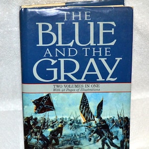 The Blue And The Gray, vintage books, books, antiques, collectables, history books
