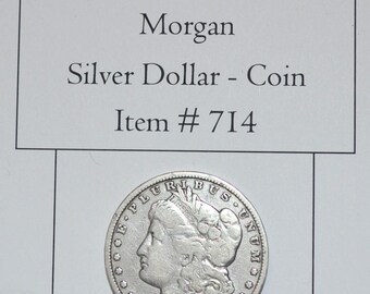 1878 CC, Morgan Silver Dollar, # 714, silver dollars, silver coins, vintage coins, collectable coins