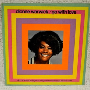 LP – Dionne Warwick, 2 record set, Dionne Warwick go with love, vinyl record, vintage lp, antiques, collectables, vintage lp, collectable lp