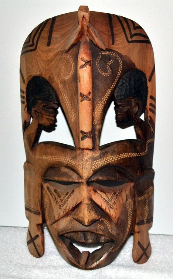 African Mask, Handmade African Mask, Wooden Africa