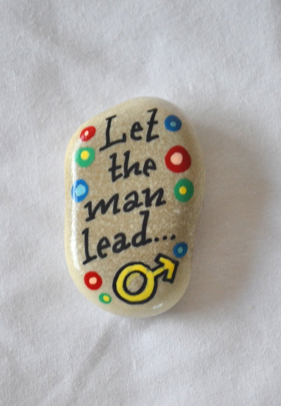 Paperweight, Vintage Paperweight, Unique Gift, Inspirational Stone