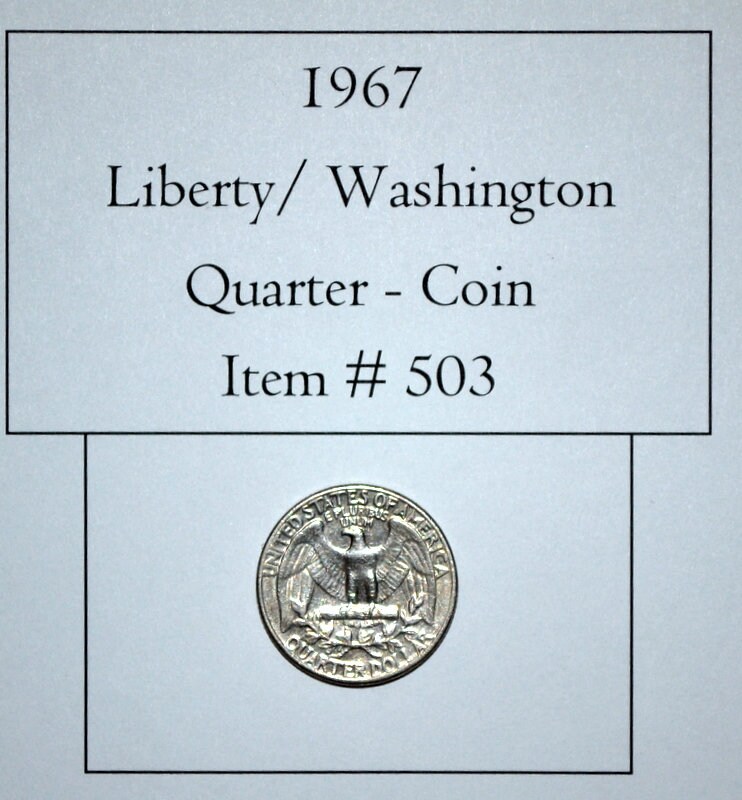 1967, Liberty / Washington Quarter, # 503, Quarters, Rare Coins