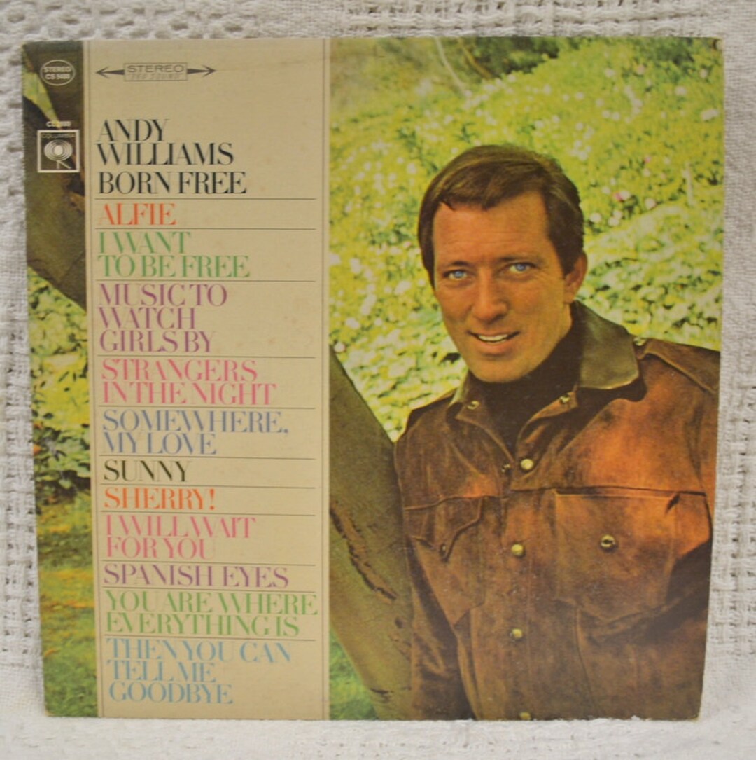 LP, Andy Williams - Born Free, Vintage Albums, Vintage Records, Records
