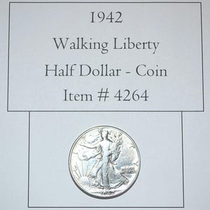 1942 Walking Liberty Half Dollar, # 4264