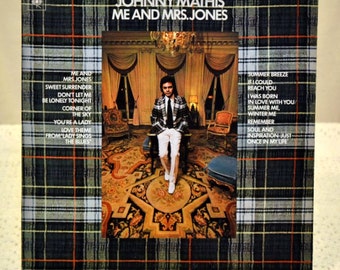 LP, Johnny Mathis - Me and Mrs Jones, vintage albums, vintage records, records, vinyl records, albums, vinyl records, antiques, collectables