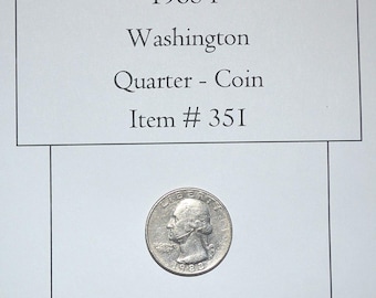 1983 P, Washington Quarter, # 351