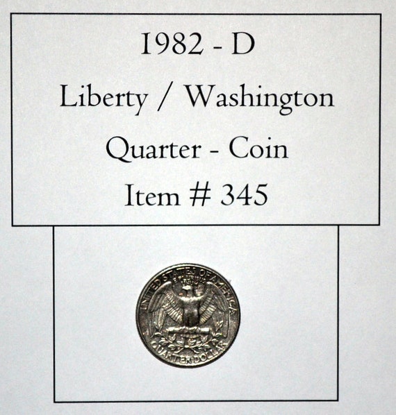コレクション Liberty 1982 liberty 2012 1982 D, Liberty / Washington Quarter, #345, Washington Quarter
