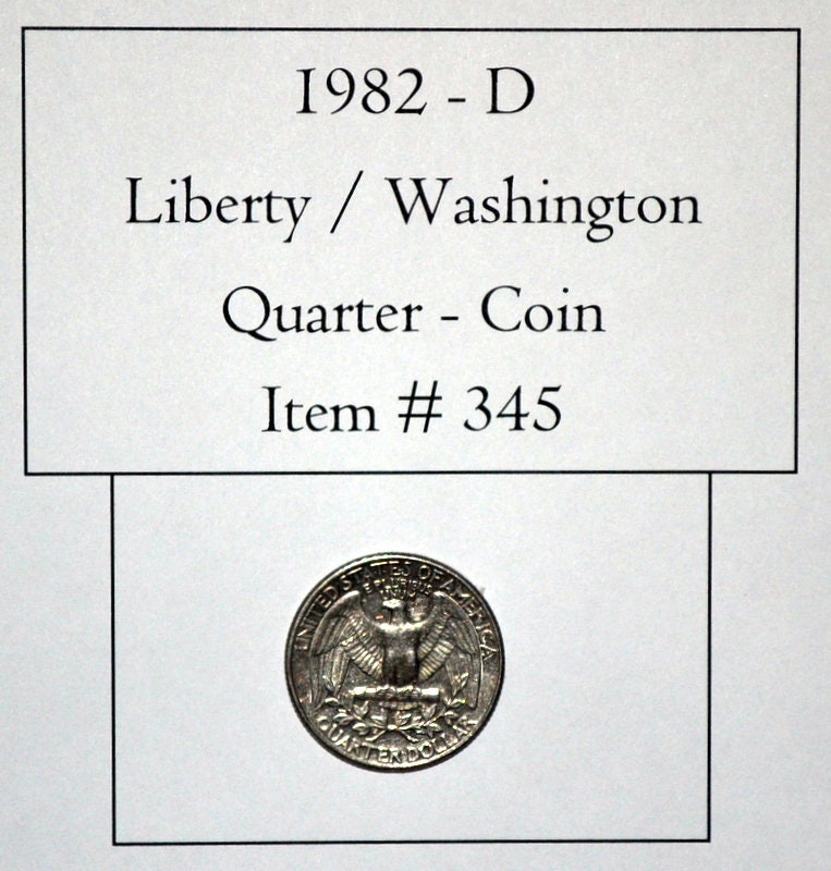 コレクション Liberty 1982 liberty 2012 1982 D, Liberty / Washington Quarter, #345, Washington Quarter